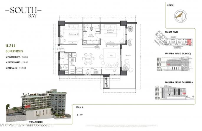 Condos in 512 Carretera Barra de Navidad  