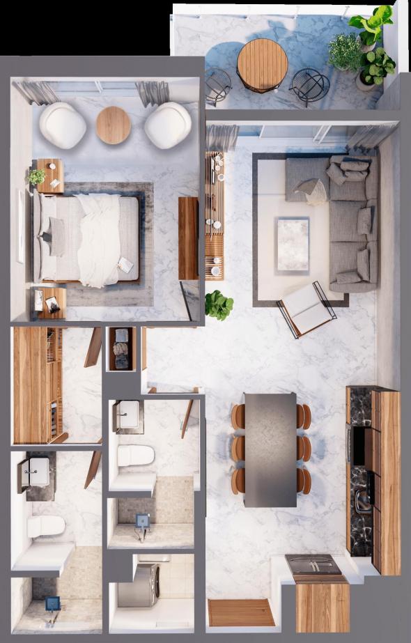 Condos in 336 Av. Mexico  