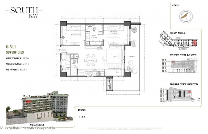 Condos in 512 Carretera Barra de Navidad  